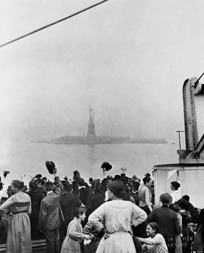 Immigrés Ellis Island