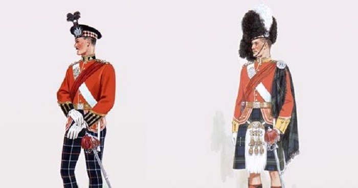 uniforme armée écossaise
