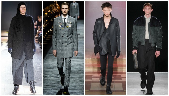 Yamamoto, Dior Homme, Lanvin & WooYoungMi. Les anciennes marques classiques en côtoient d'autres plus alternatives. 