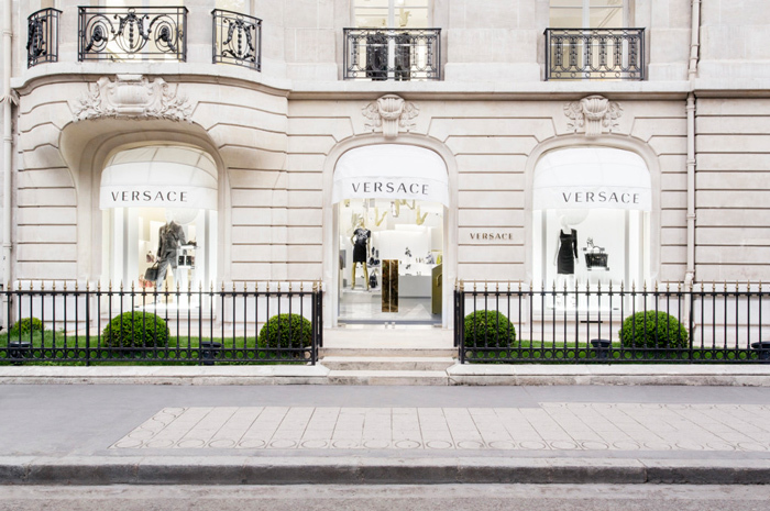 boutique Versace Paris Montaigne