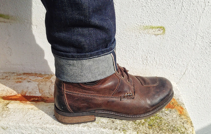 Revers selvedge Boots thebikeshed