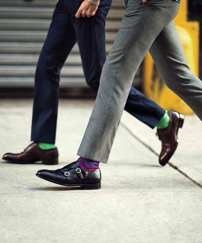 chaussettes colorées