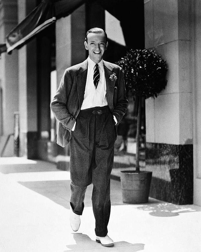 Fred Astaire Pantalon taille haute