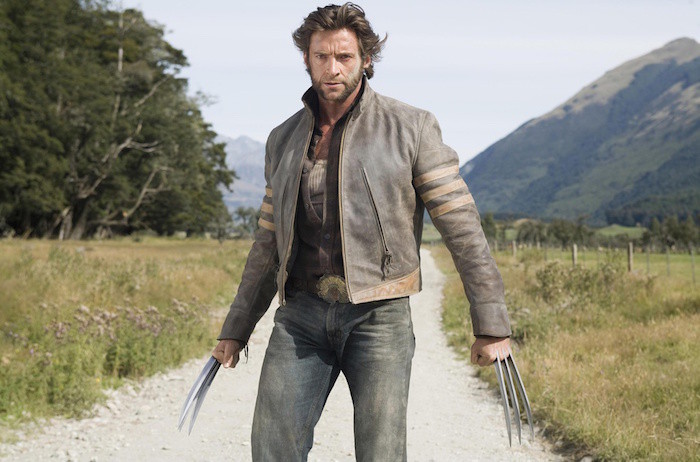 Hugh Jackmann Wolverine style cuir