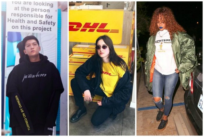 BryanBoy VETEMENTS Rihanna tee-shirt DHL