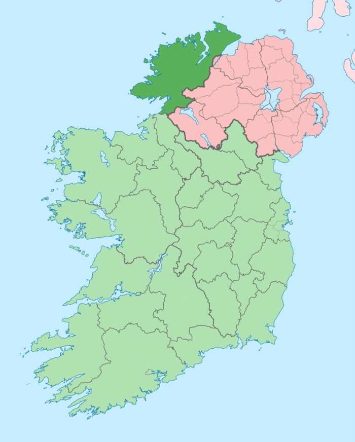 region donegal irlande
