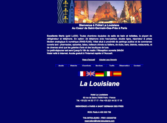site-retro-hotel-la-lousiane