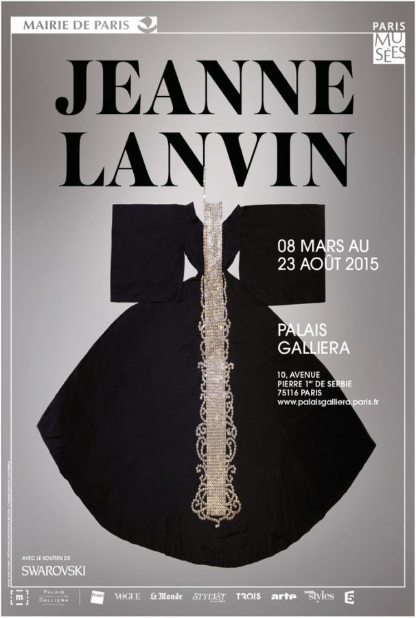 Affiche exposition Lanvin au Palais Galliera
