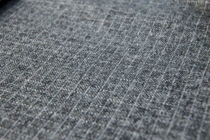 cordura quadrillage photo gris flanelle laine bonnegueule