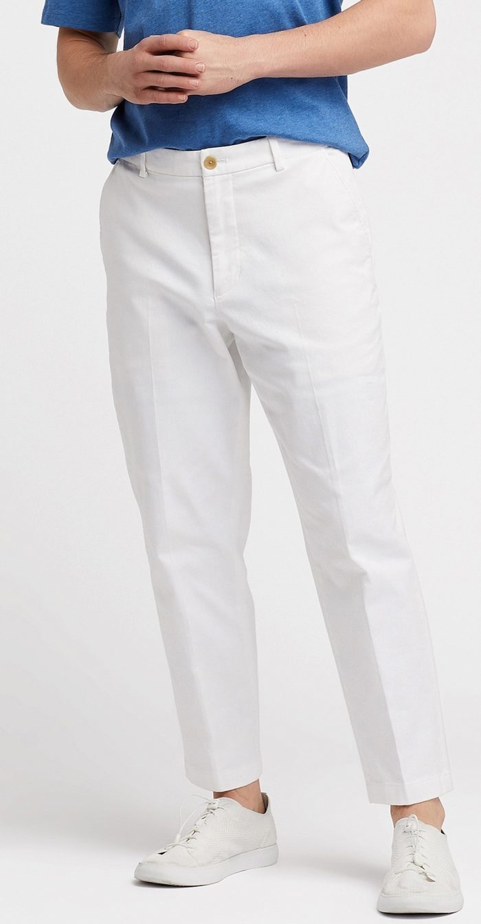 pantalon blanc ezy uniqlo