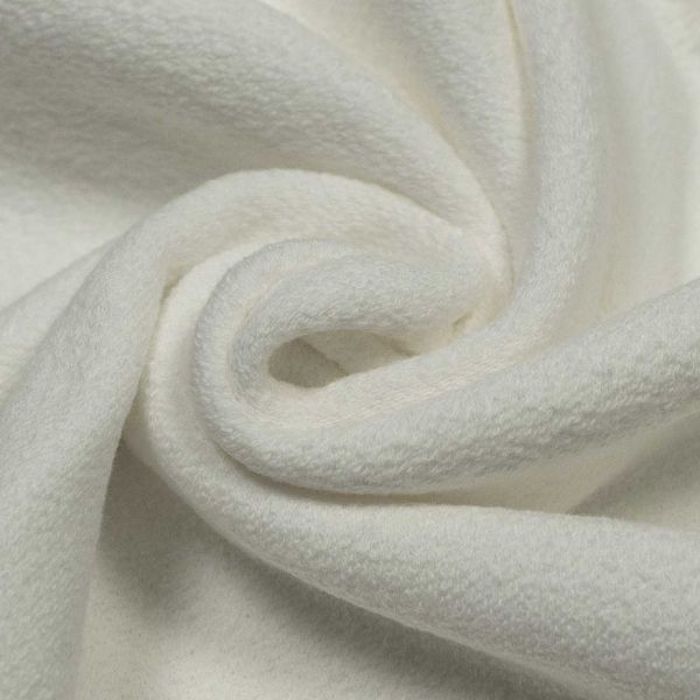 matière coton blanc serviette terry zoom