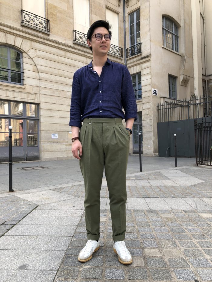 pantalon officine général look homme