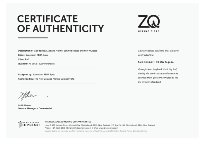 certificat zq reda