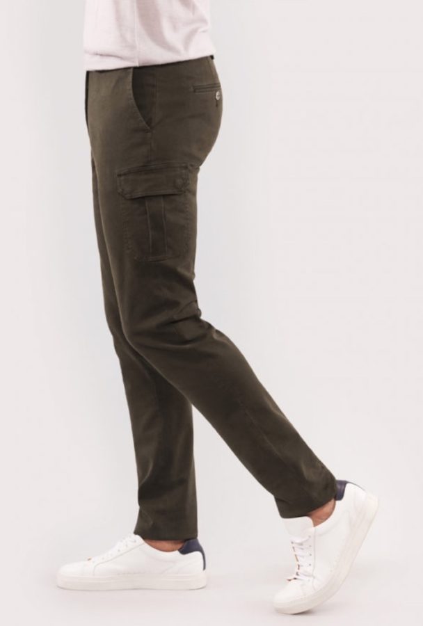 Marque Goodthreads Pantalon cargo extensible et indéchirable à coupe ajustée et confortable pour homme 