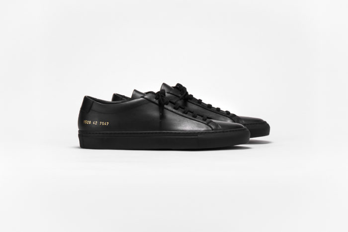 sneakers noires common projects
