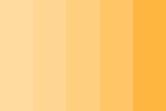 palette couleur jaune