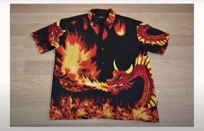 chemisette dragon