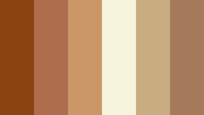 couleur palette beige marron
