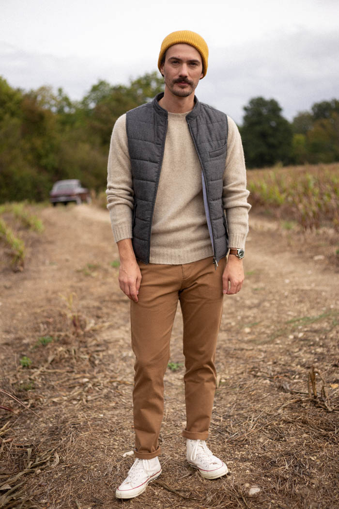 look homme chino pull