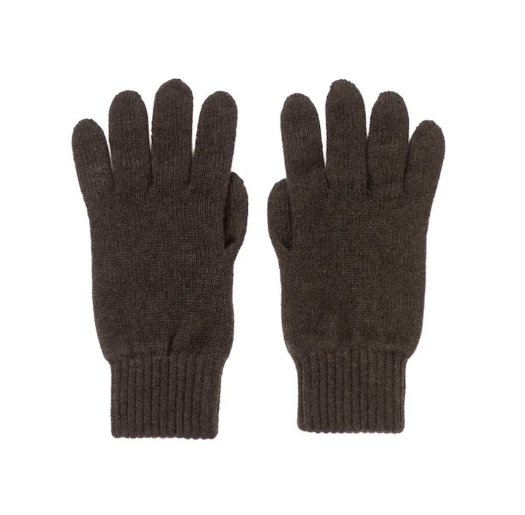 gants cachemire marron johnstons of elgin