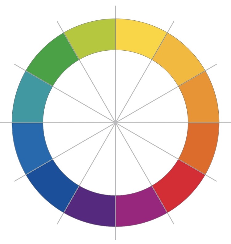 cercle chromatique couleurs