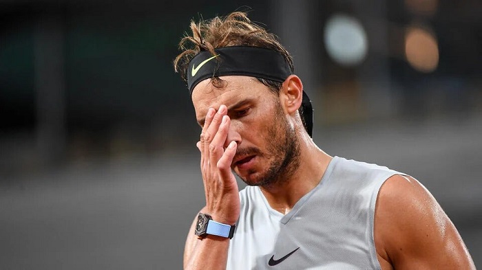 Nadal tennis montre casse 