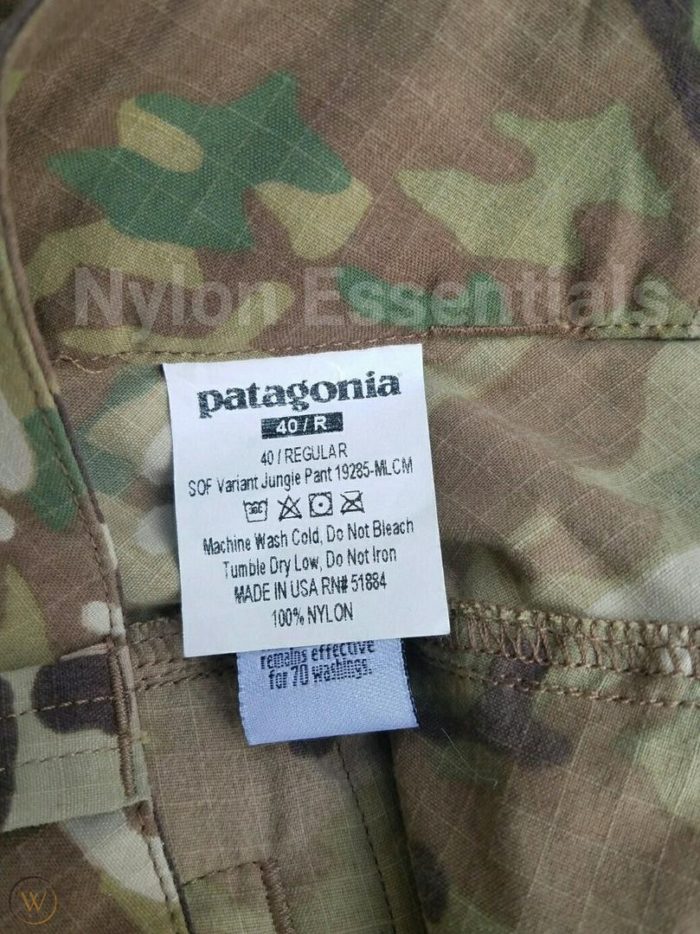 patagonia nylon pantalon vert militaire