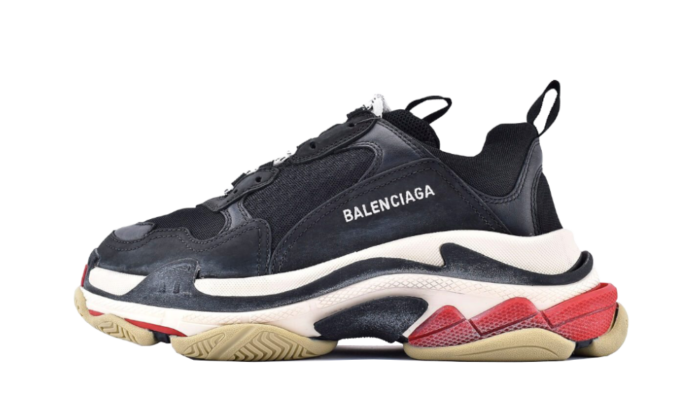 Triple S Balenciaga sneakers noir et rouge