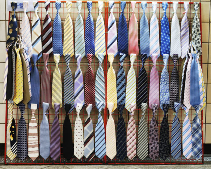 cravates rayon magasin